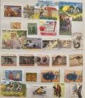 Australian Postage Stamps Huge Mixed Lot Collection Used Full 16 Pages Album 