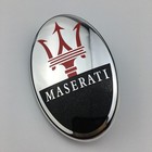 For Maserati Ghibli Quattroporte Granturismo Front Bumper Emblem Badge Black