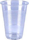 Amazon Basics Small Disposable Clear Plastic Cups  9oz  100 Count