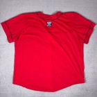 Vintage 90s Looney Tunes Taz Wild One Baseball Jersey Red Womens Xl Button Up