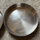 Set Of 2 Vintage Lustre Craft 9    Round Stainless Steel Cake Pans