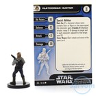 Star Wars Miniatures Bounty Hunters 38 60 Klatooinian Hunter W  Card Combo Ship