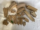 Thomas Imaginarium Brio Wood Railway Tracks Straight Curve Switch Ascending 50pc