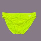 Speedo Men Neon Yellow Solar Swim Brief Bikini Swimwear