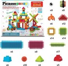 Picassotiles 120pcs Hedgehog Interlocking Building Blocks Tiles Construction 