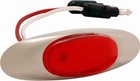 47952 - Micronova Led Clearance marker Light - Red  With Chrome Bezel