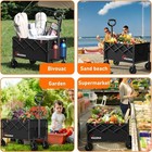All-terrain Foldable Shopping Cart - Heavy-duty  Portable  360lbs Load Capacity