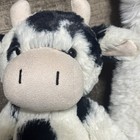 Jellycat Bashful Calf Cow Plush Black White Spotted Retired Medium 12  Authentic