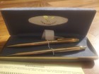 Vintage Centennial Pen   Pencil Gold Tone Pair Set
