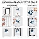 Football Jersey Display Frame Case Pro Uv Box Lockable With Uv Protection Hanger