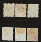 Jamaica Scott  7- 12 Used 1870-73  Queen  Victoria  Crown   Cc Wmk  Nice Cancel