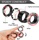 3pcs Magnetic Rings Fidget Toy Set  Idea Adhd Anxiety Toys    