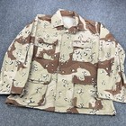 Vintage Military Jacket Mens Medium Regular Chocolate Chip Desert Storm Camo Bdu