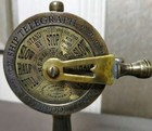 Antique Brass Beautiful Ship Engine Room Telegraph Marine Working Desk Decor