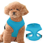 Blue Puppy Pet Dog Soft Harness Vest Breathable Air Mesh Escape Proof adjustable
