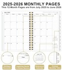 Planner 2025-2026 - Weekly   Monthly Planner From July 2025 To June 2026  