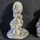 Vintage Hudson Pewter Rabbit Figurines Lot 2 J Wanaka 1981 Usa Animal Decor