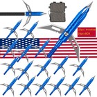 Usa 12-180pcs 100 Grain Broadheads Compound Bow Crossbow Bow Tips Shoot Archery