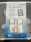 2003 Lakewood Model 202 20  Box Fan Brace Bladed 3-speeds Sealed