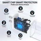 For Iphone Apple Watch Magnetic 2 3-in-1 Fast Charger Cable Usb C Power Adapter