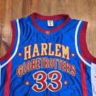 Harlem Globetrotters Official Authentic Basketball Jersey Bull  33 - Signed - M