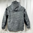 Nike Full Zip Youth Medium Full Zip Hooded Jacket Size Gray White Long Sleeve