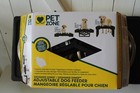 Double Bowl Dog Cat Feeder Elevated Raised Stand Feeding Food Water Pet Dishes