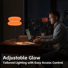 Macaron Glass Table Lamp 3 Color Dimmable Bedside Night Light