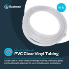 Clear Vinyl Tubing 1 2 In Id 5 8 Od Pvc Flexible Hose 10 Ft For Water Transfer