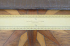 Antique Stanley London Ivory Rule   Ruler In Skin Case Stamped  n martin  1800s