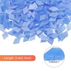 200g Mosaic Tiles Rhombus Shape Glass Mosaic Tiles Stained Mosaic Sky Blue