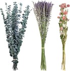 54 Pcs Dried Eucalyptus Stems   Lavender Flowers Bundle For Shower Natural Fresh