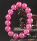 Natural Jade Beads Hand Made Elastic Bracelet Bangle