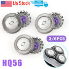 6pcs Hq56 Shaver Razor Head Replacement Blades Cutters For Philips Norelco