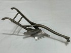 Original Rare John Deere Salesmans Sample Nickel Plated Horse Drawn Hand Plow