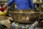 22  Extra Large Healing Singing Bowlbuddha Feet -hand Hammered Tibetan Yoga Bowl