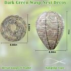 8 Pack Hanging Paper Fake Wasp Nest Decoy- Fake Hornets Wasp Nest For Outdoor   