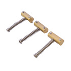 Wilkinson Compensated Brass Saddles Set Of 3 For Telecaster Guitar