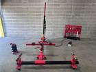 Portable Auto Body Puller Frame Straightener Free Clamps   10 000 Psi Foot Pump