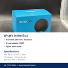 Amazon Echo Dot 4th Generation Smart Speaker With Alexa Charcoal  New Seal