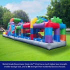 Herokiddo Block 42  Bounce House Obstacle Course   Water Slide Combo W  Blower