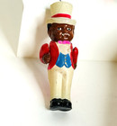 Vintage Celluloid Christmas Ornament Movable Arms Top Hat Man Japan 1930s   50s