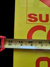 Vintage Suzuki Dealer Ccis Motor Oil Sign Motorcycle Car Double Sided 22  X 16 