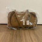 Coach Swing Zip Small Leather Shoulder Bag Honey Brown Cm565 Nwt Authentic