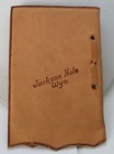 Leather Bound 1923 El Comancho Totem Fortune Tellers Book Jackson Hole Souvenir