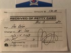 Motley Crue Rare 1987 Nikki Sixx Signed Autographed Receipt Beckett Certified  1