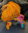 Mexican Folk Art Plush Lion Felt Wool  Chiapas Embroidered Animalito