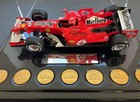 Michael Schumacher Genuine Hand Signed 1 18 7 Gold Coins Ferrari 248 Gpl Proof