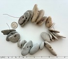 22 Holey Beach Rocks Hag Stones Adder Fairy Natural Bead Wish 1 -2     2b3 Usa