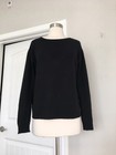 Rebecca Minkoff Black 100  Cashmere V Back Sweater Size S Made In Mongolia